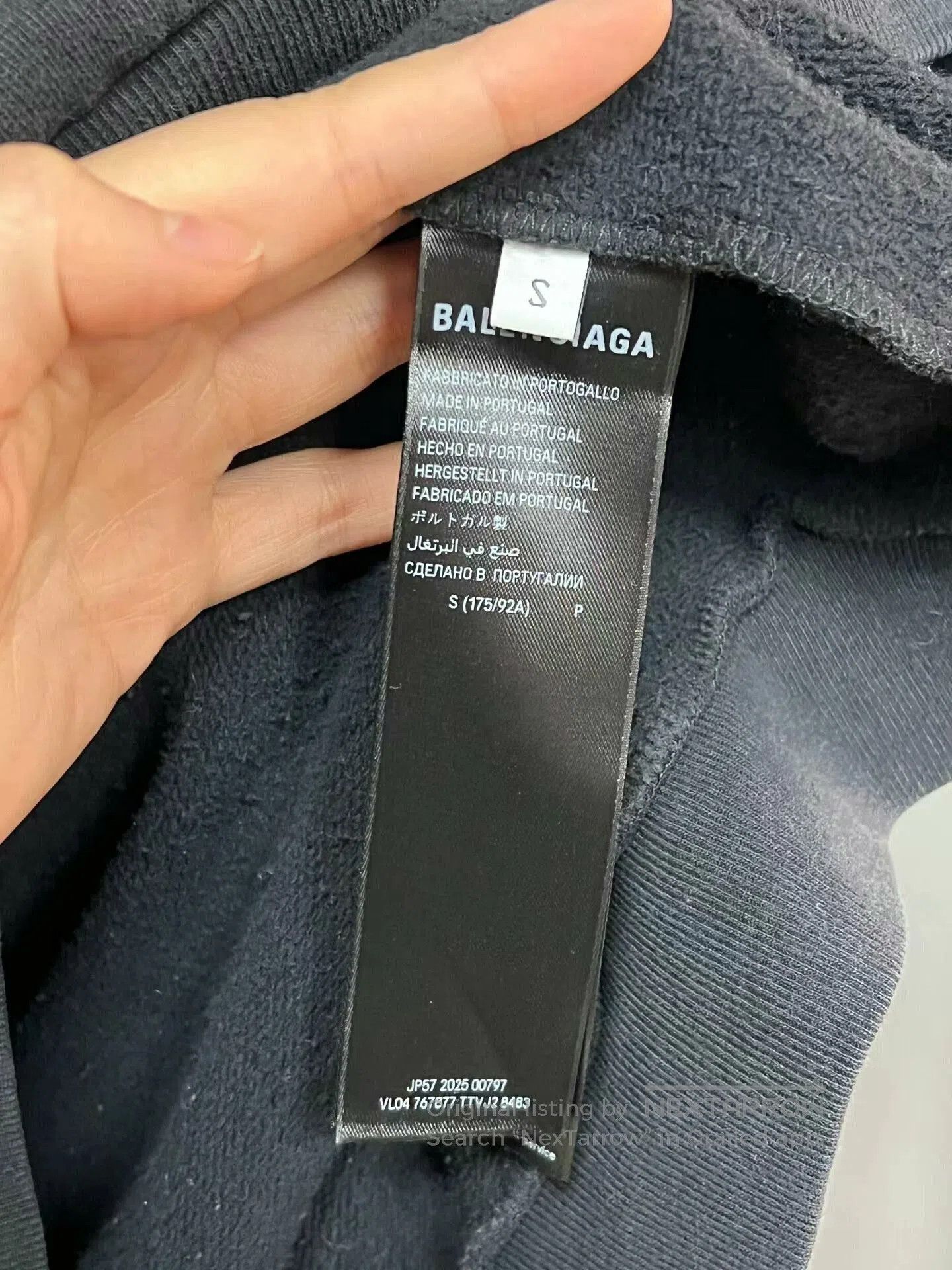 Balenciaga balenciaga new logo hoodie in black. Size US S / EU 44-46 / 1 - 4 Thumbnail