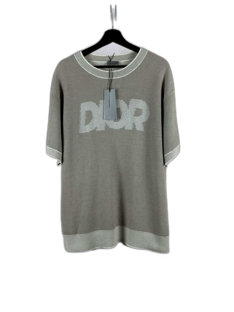 Dior Beach Knit Short Sleeve Top-yf