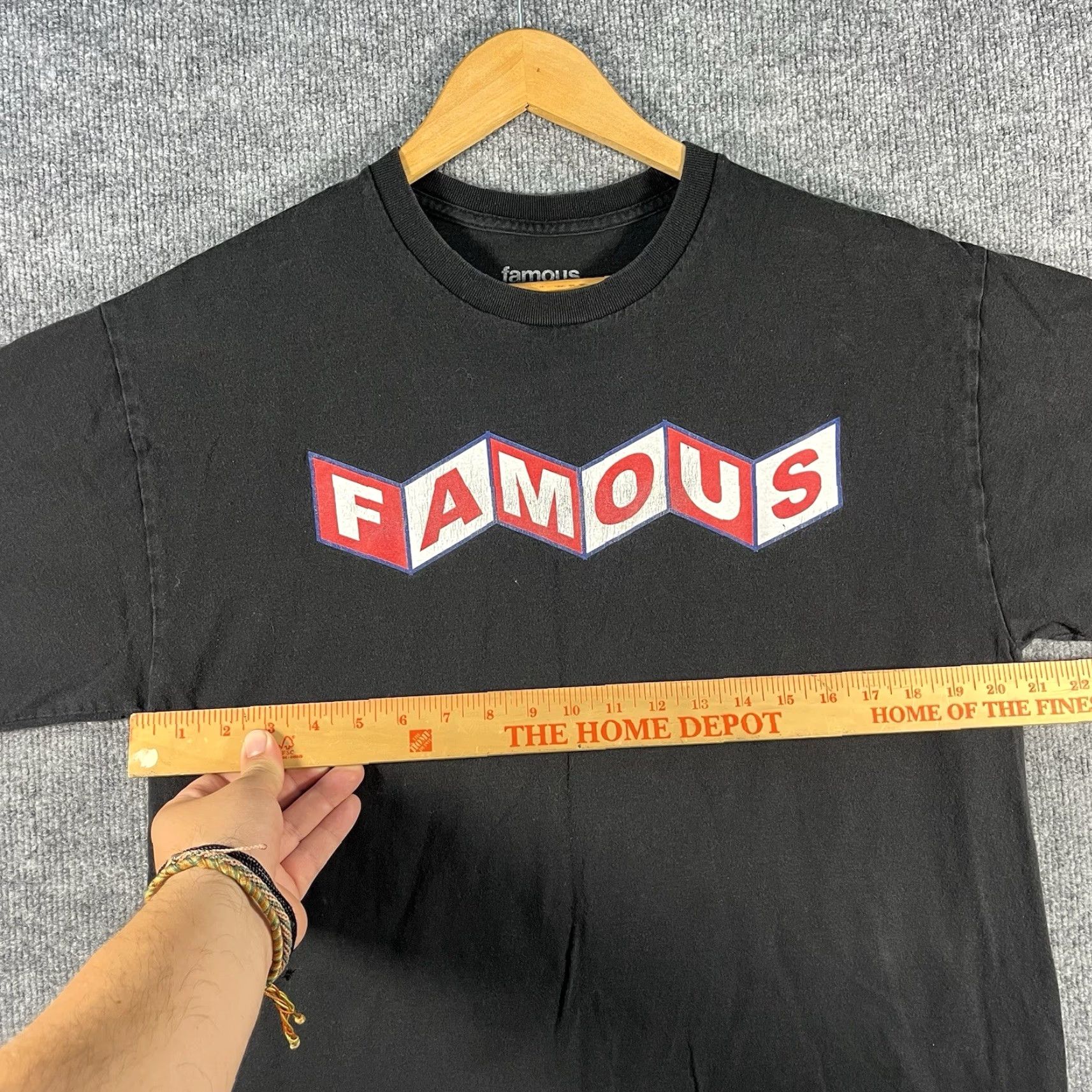 Barker VINTAGE Famous Stars & Straps T-Shirt Large Black Travis Barker Blink 182 Skate Shirts Men Size US L / EU 52-54 / 3 - 4 Thumbnail