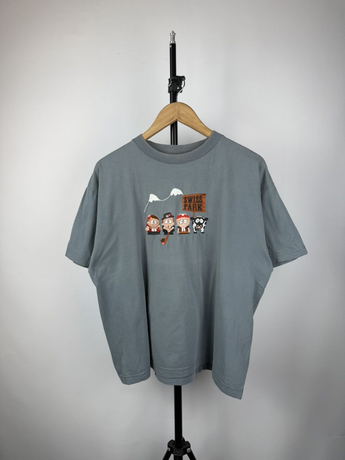 Cartoon Network × Vintage Vintage 90s Swiss South Park Big Logo y2k TShirt Size US M / EU 48-50 / 2 - 1 Thumbnail