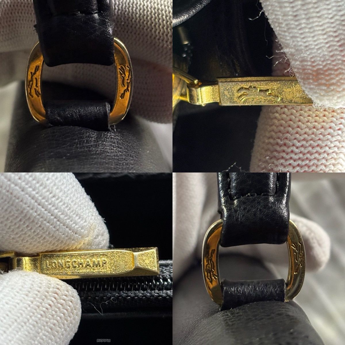 Longchamp (Rare) Longchamp Leather 2 Way W/Lock Key and Green Card Size ONE SIZE - 20 Thumbnail