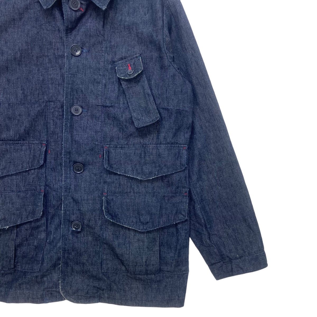 Japanese Brand Japanese Brand 3S Three Styles Distressed Denim Jacket Size US M / EU 48-50 / 2 - 4 Thumbnail
