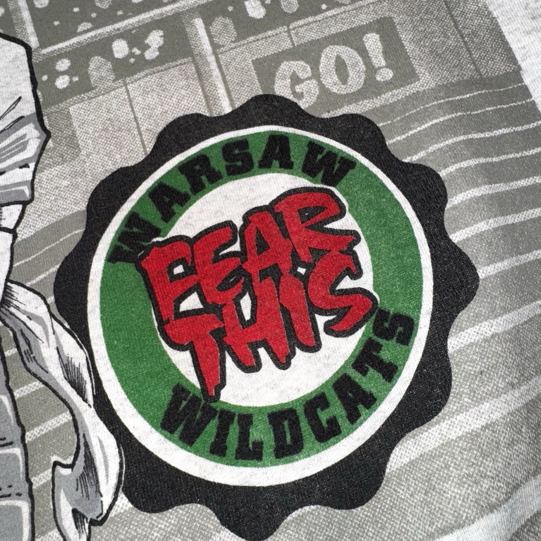 Vintage VINTAGE Lee Sport Fear This Sweatshirt Crewneck L USA Made Warsaw Wildcats Football Gray Cotton Blend Fleece Embroidered Men Sweatshirt 90s USA AOP Size US L / EU 52-54 / 3 - 3 Thumbnail