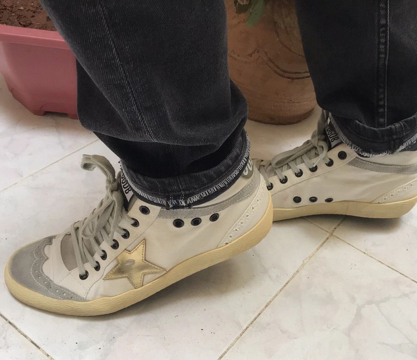 Golden Goose Golden Goose Sneakers MID STAR GGDB High Top Size US 11 / IT 41 - 1 Thumbnail