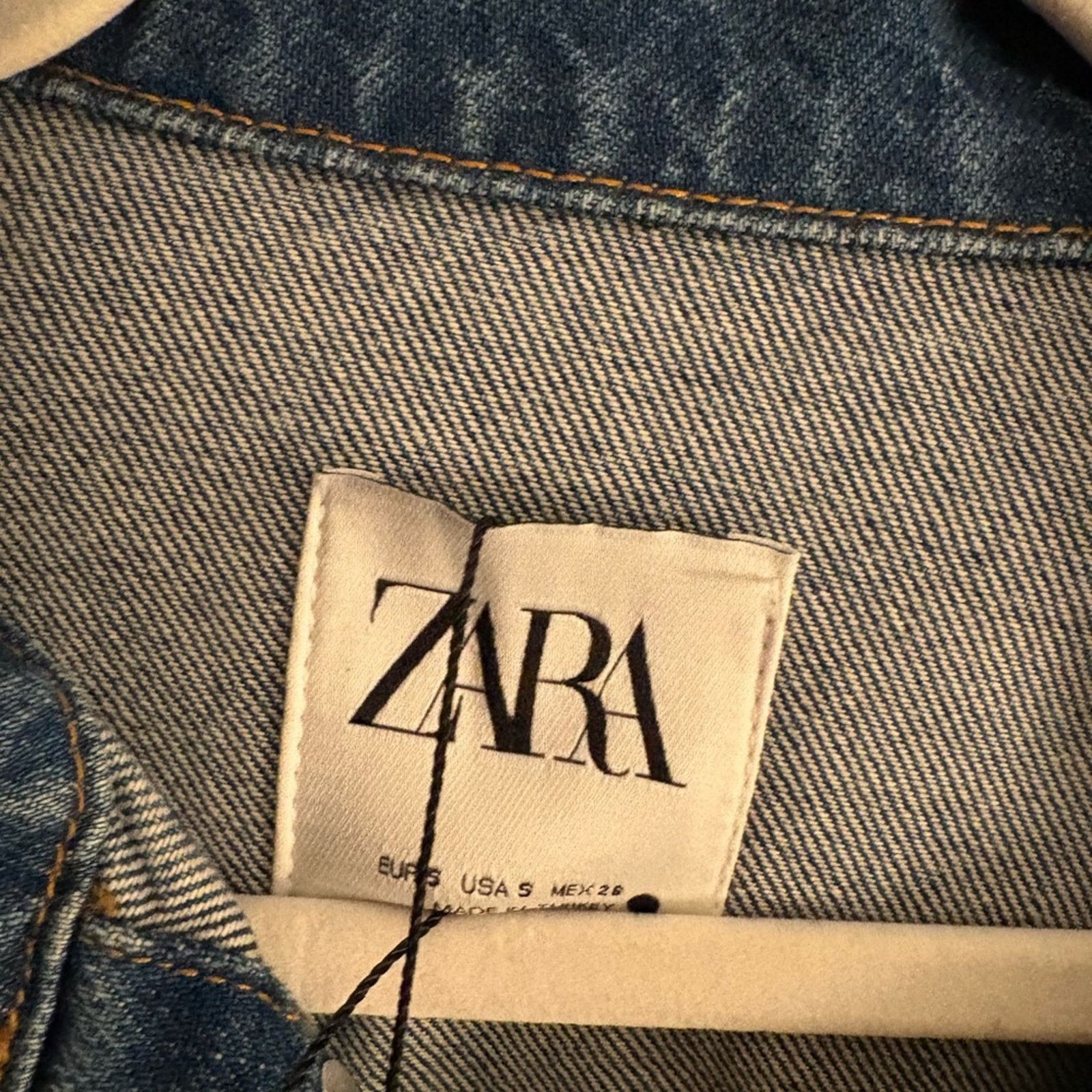 Zara Nwt- Zara - Mini denim dress- small Size S / US 4 / IT 40 - 2 Thumbnail