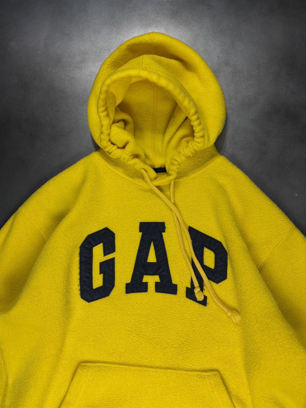 Gap × Vintage Vintage GAP Fleece Hoodie Pullover 1990s 2000s GAP Raglan Size US S / EU 44-46 / 1 - 1 Thumbnail