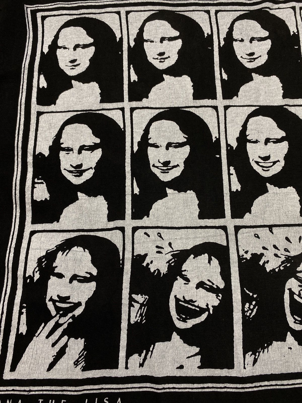 Other Mona the lisa Mona Lisa laughing black tshirt Italian art Size US M / EU 48-50 / 2 - 4 Thumbnail