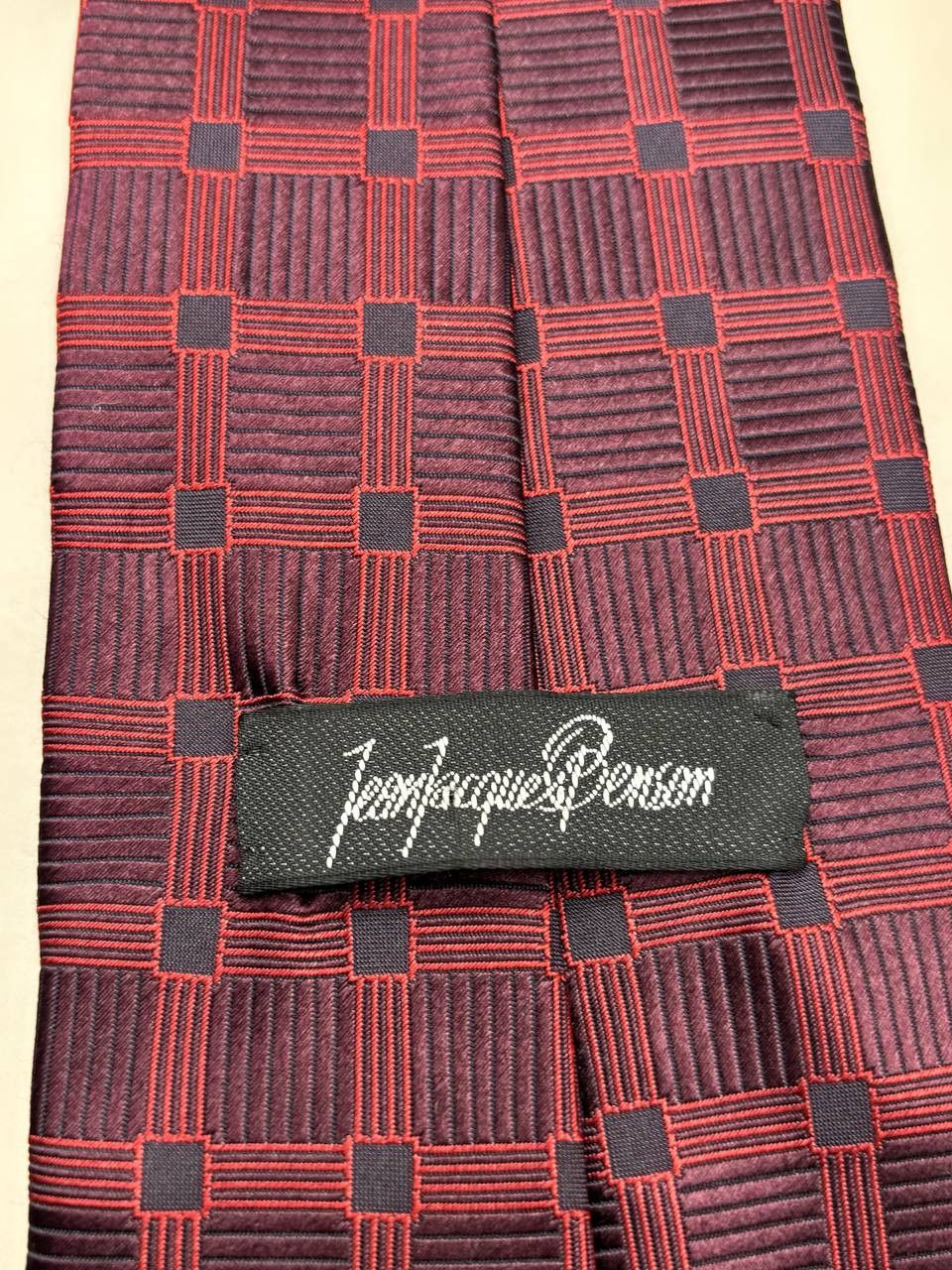 Vintage Jean Jacques Benson Handmade Italian Silk Tie Size ONE SIZE - 7 Thumbnail