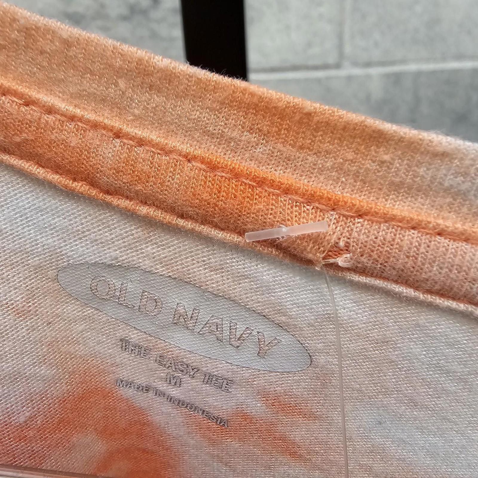 Old Navy Old Navy Women's White and Orange Tie-Dye Crop-top Size M / US 6-8 / IT 42-44 - 3 Thumbnail