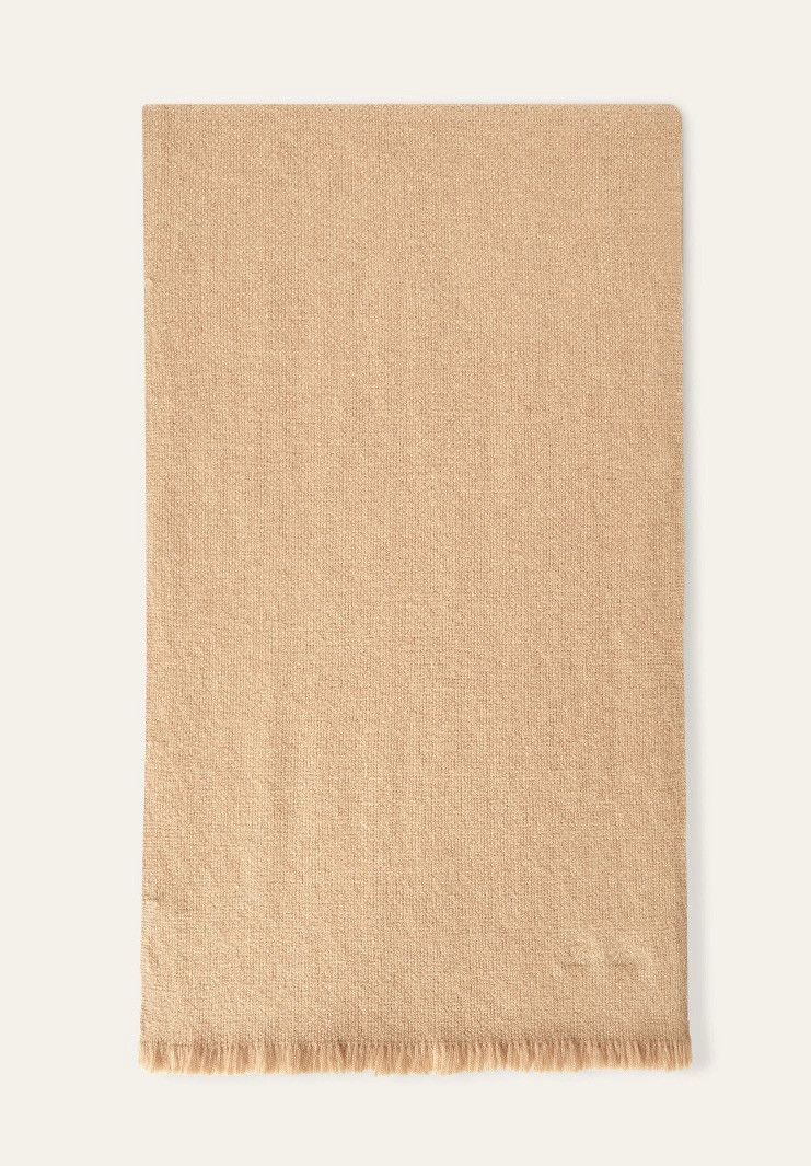Loro Piana o1srvl11e0325 FAN9269 Size: OS / Sciarpa Scarf in Camel Size ONE SIZE - 1 Thumbnail