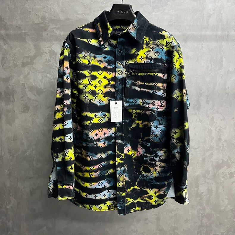 Louis Vuitton Louis Vuitton Black Dazzling Laser Prestige Denim Long Sle Size US S / EU 44-46 / 1 - 1 Thumbnail