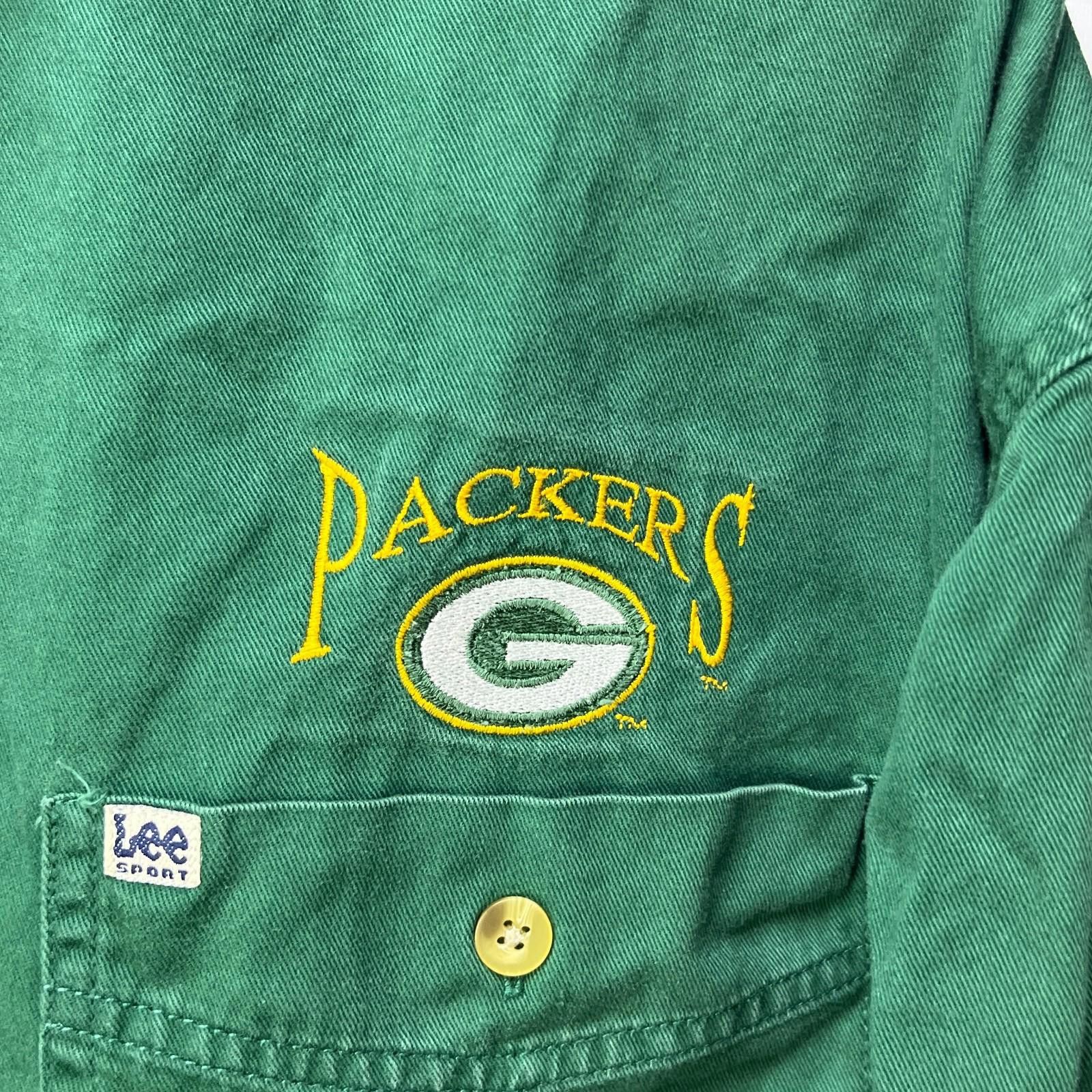 Lee Vintage 90s Green Bay Packers Lee Sport Shirt XL Size ONE SIZE - 3 Thumbnail
