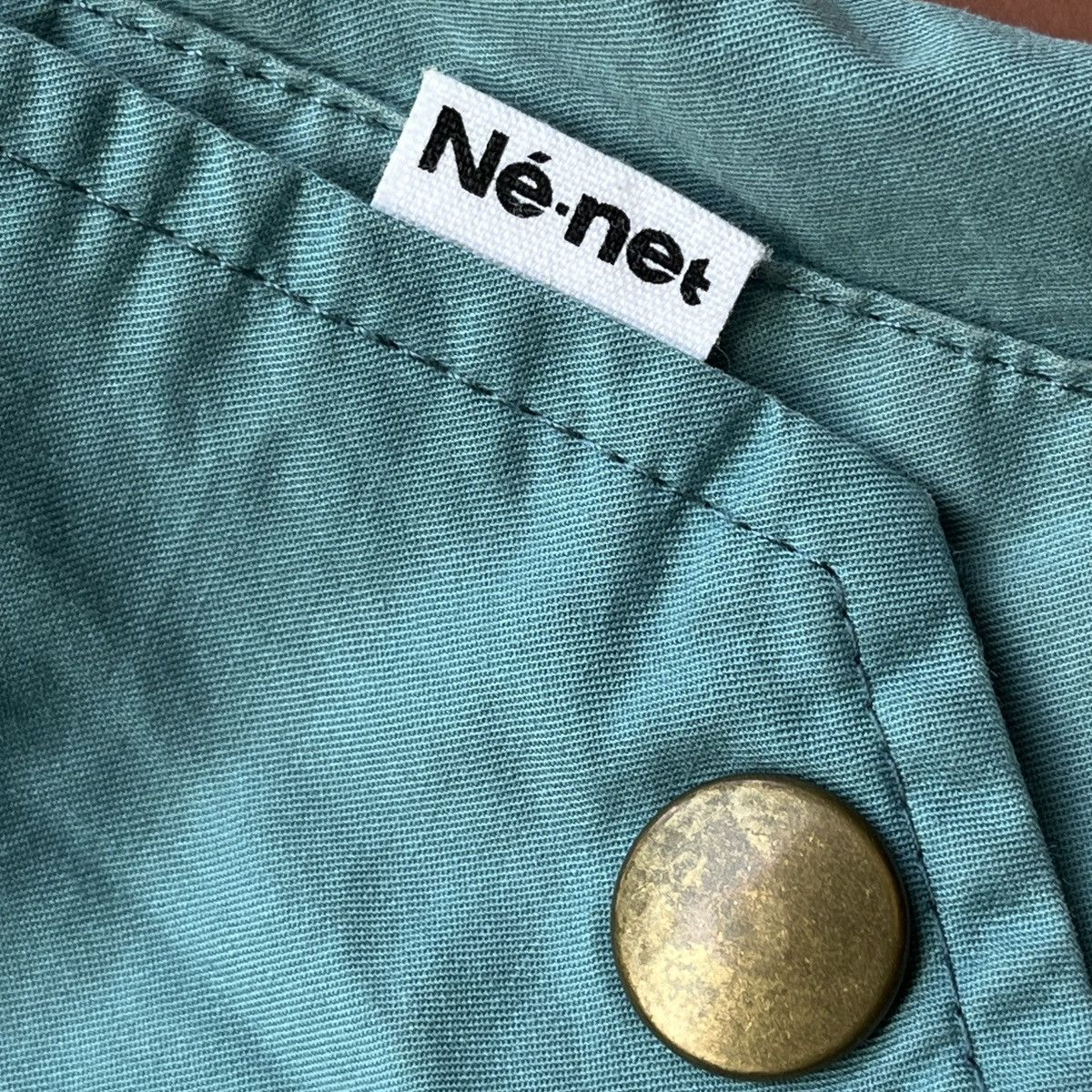 Ne-Net SOFT BLUE ISSEY MIYAKE NE-NET LIGHT HOODIE JACKET Size US L / EU 52-54 / 3 - 19 Thumbnail