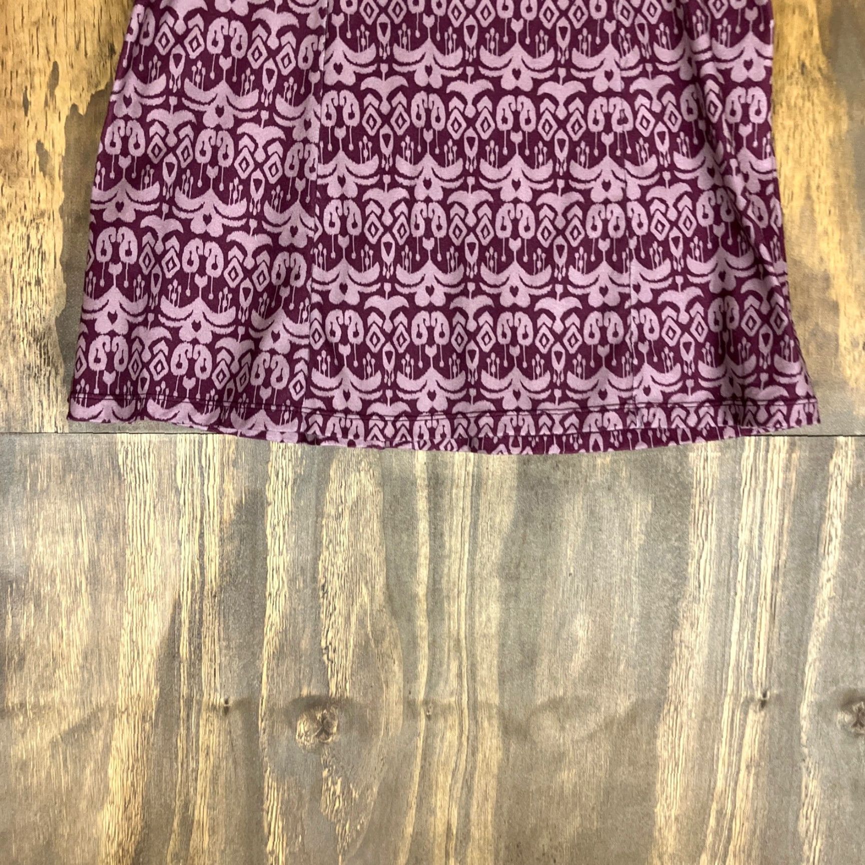 Prana PrAna Womens Skirt Maroon Pull On A Line Polyester Blend Stretch XS Midi Casual Activewear Womens Size 26" / US 2 / IT 38 - 3 Thumbnail