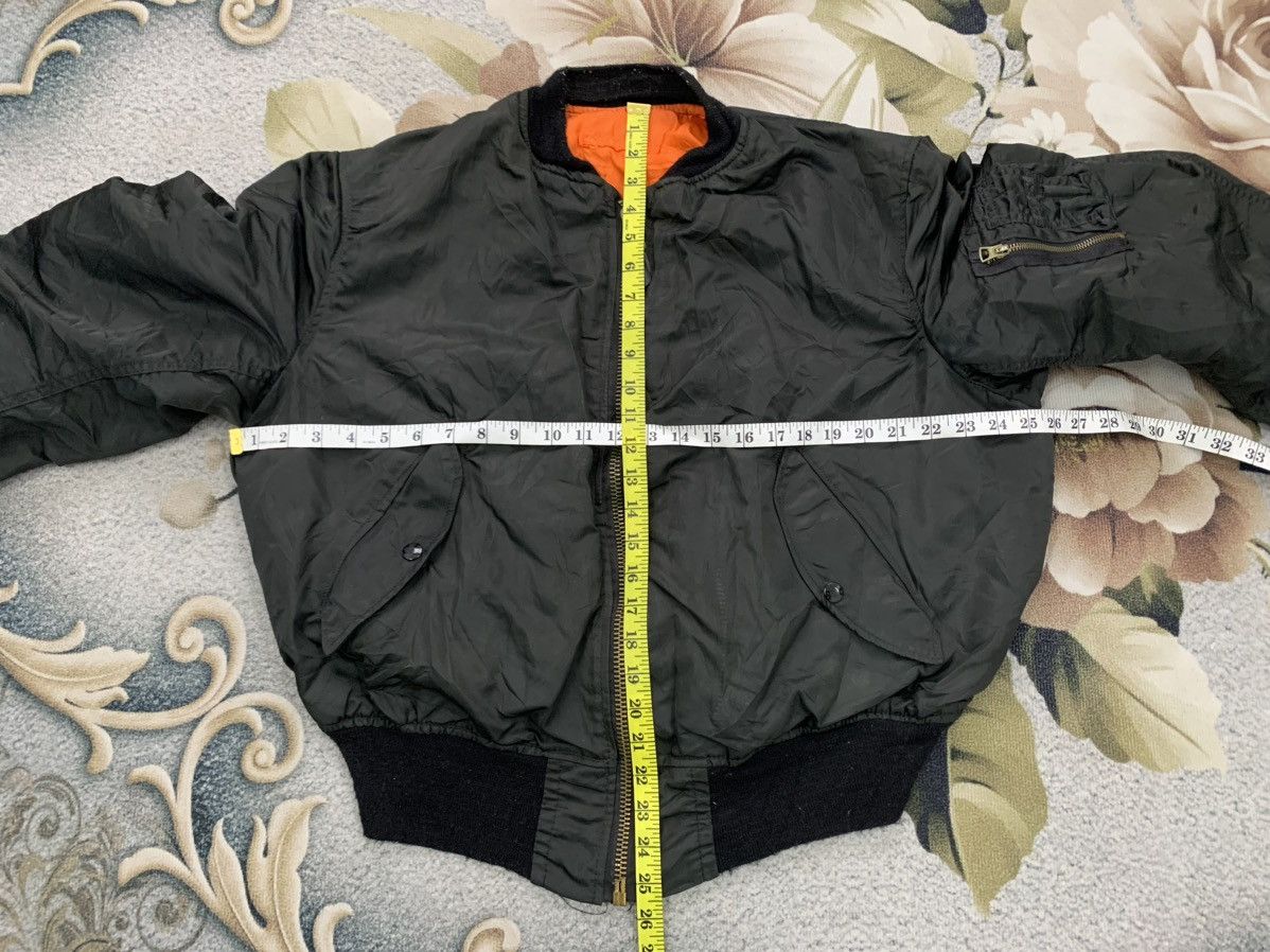 Alpha Industries × Vintage Vtg Alpha Industries Usaf MA-1 Bomber Jacket Zipper Ideal Size US L / EU 52-54 / 3 - 10 Thumbnail