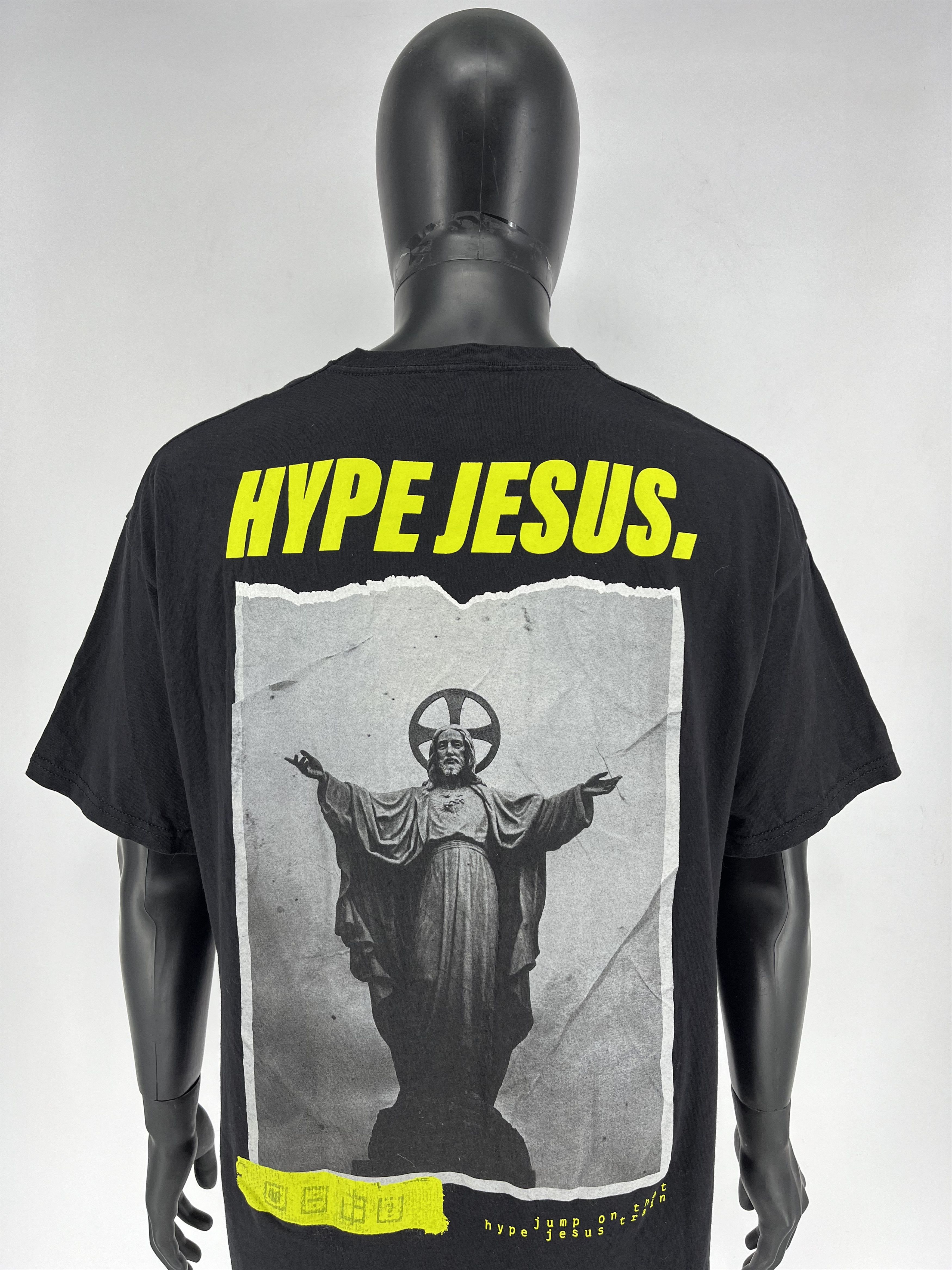Vintage Hype Jesus Organic T-Shirt Streetwear Style Size US L / EU 52-54 / 3 - 9 Thumbnail
