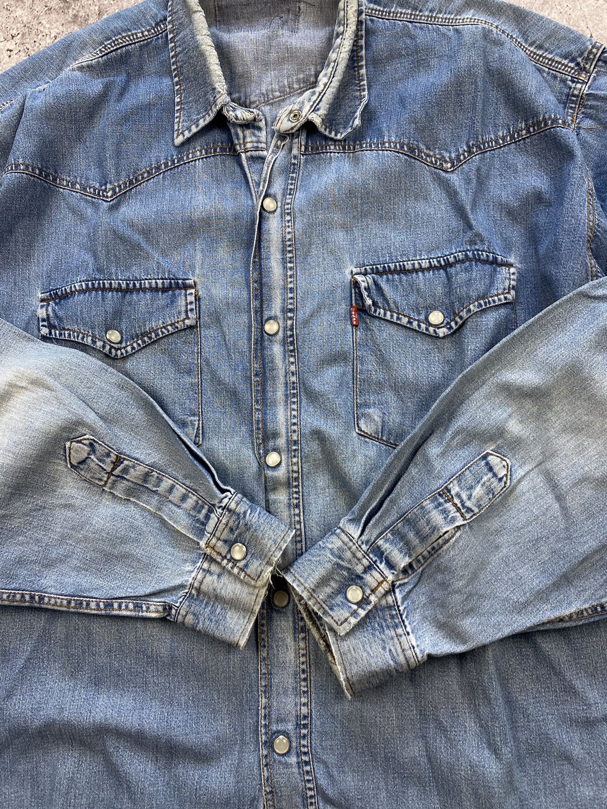 Japanese Brand × Levi's × Vintage Vintage Levi’s Kapital distressed Japanesse denim over Size US L / EU 52-54 / 3 - 5 Thumbnail