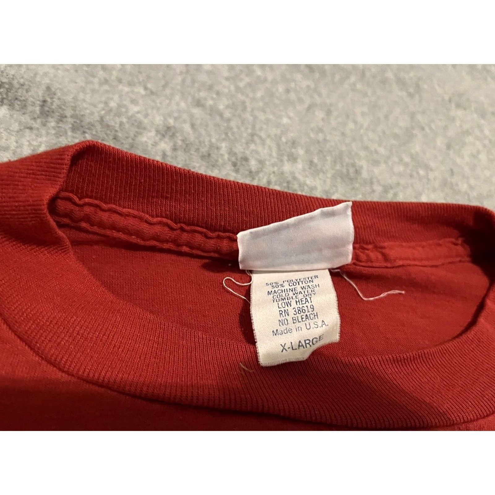 Reebok VINTAGE Reebok Rocks T-Shirt Coca-Cola Club USA Tour Crew Red XL Shirt Mens 80s 90s Band USA Promo Size US XL / EU 56 / 4 - 4 Thumbnail
