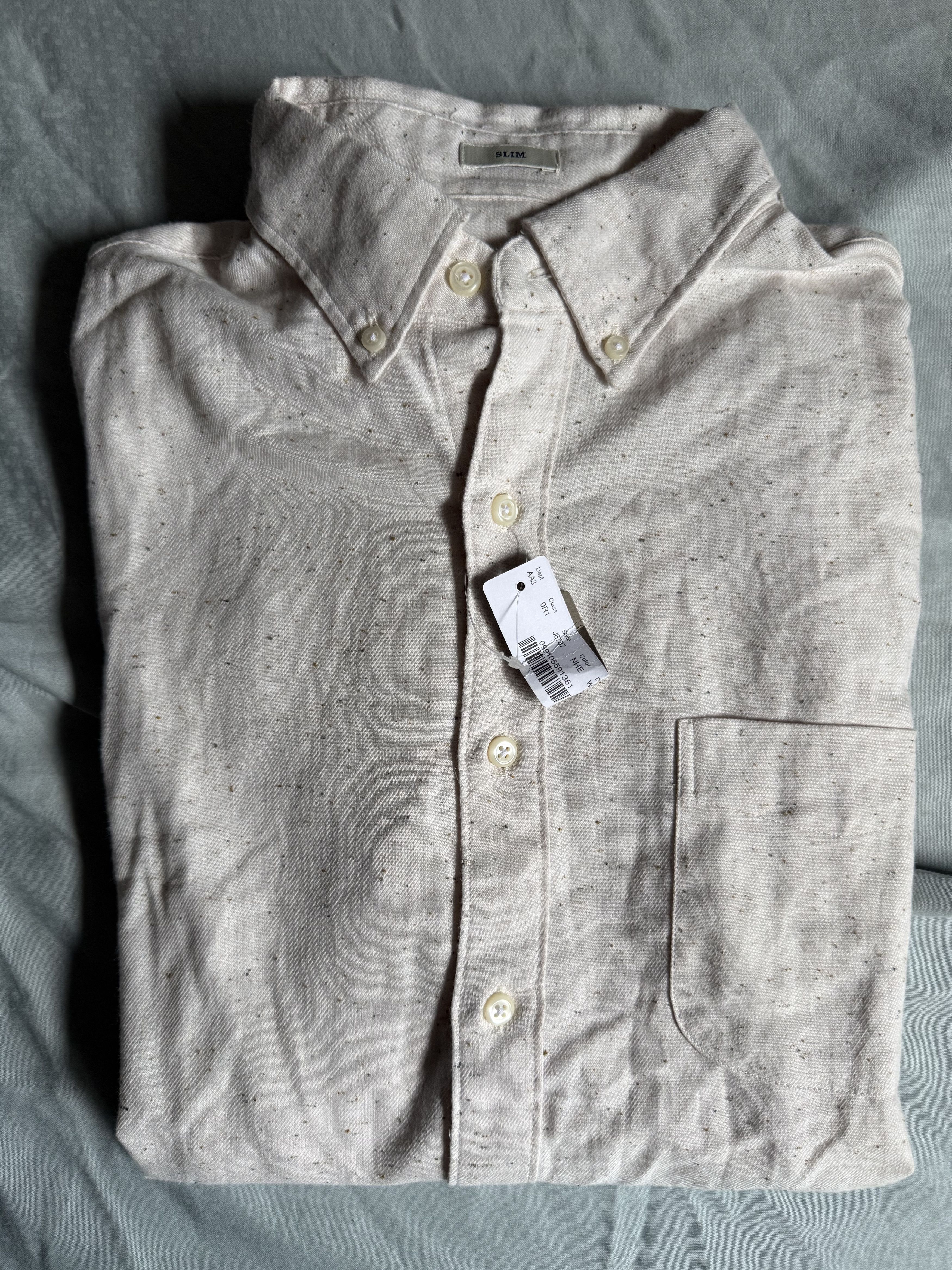 J.Crew J. Crew Donegal Button Up Shirt slim fit medium $98 Size US M / EU 48-50 / 2 - 1 Thumbnail