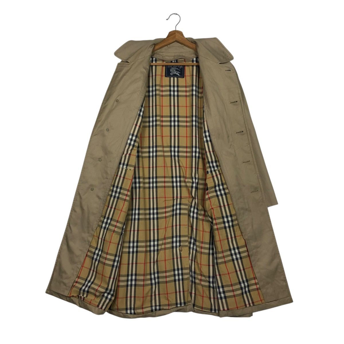Burberry 🔥VINTAGE LONG JACKET BURBERRYS NOVA CHECK BLANKET Size US M / EU 48-50 / 2 - 16 Thumbnail