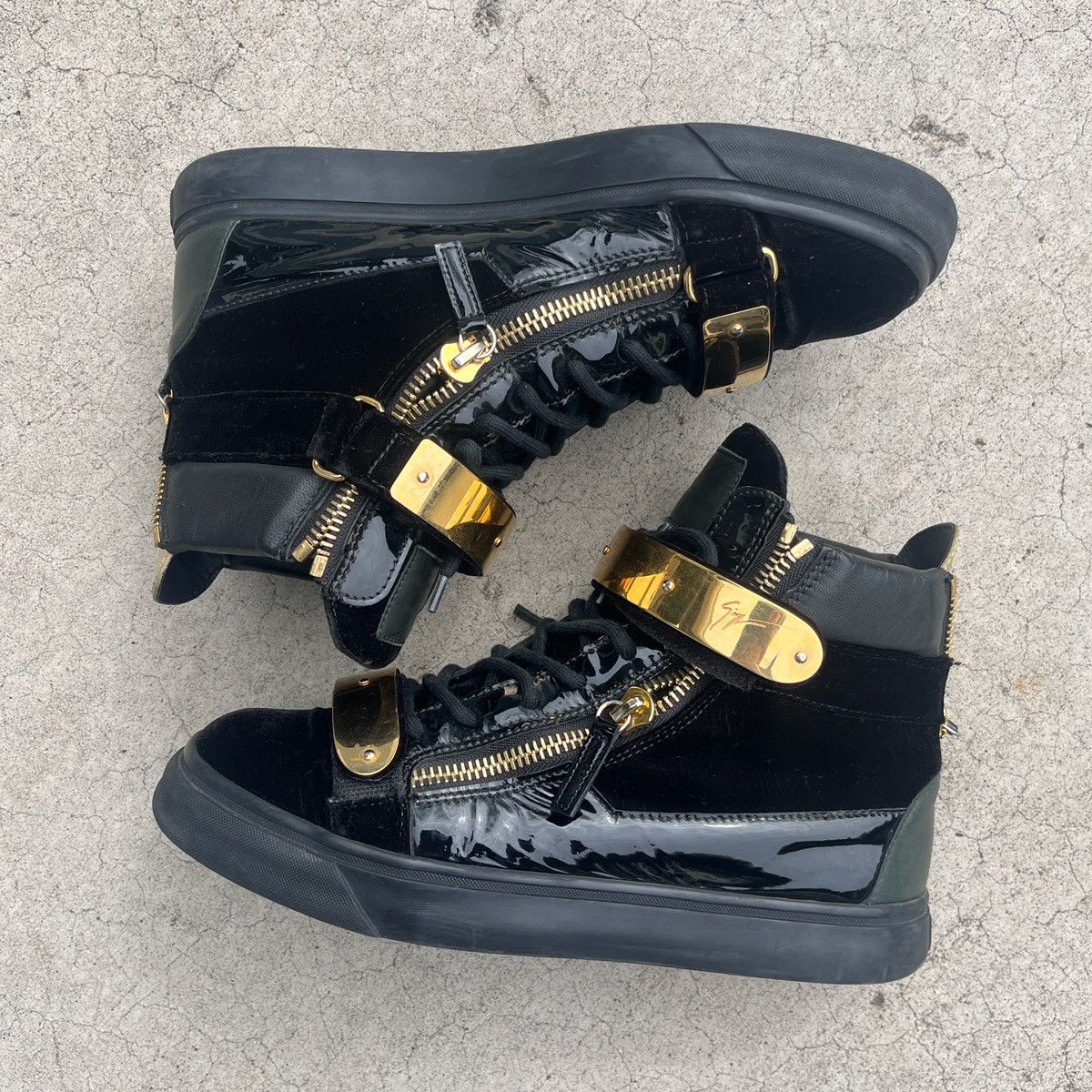 Giuseppe Zanotti Giuseppe Zanotti “Double Zip” Size US 9.5 / EU 42-43 - 2 Thumbnail