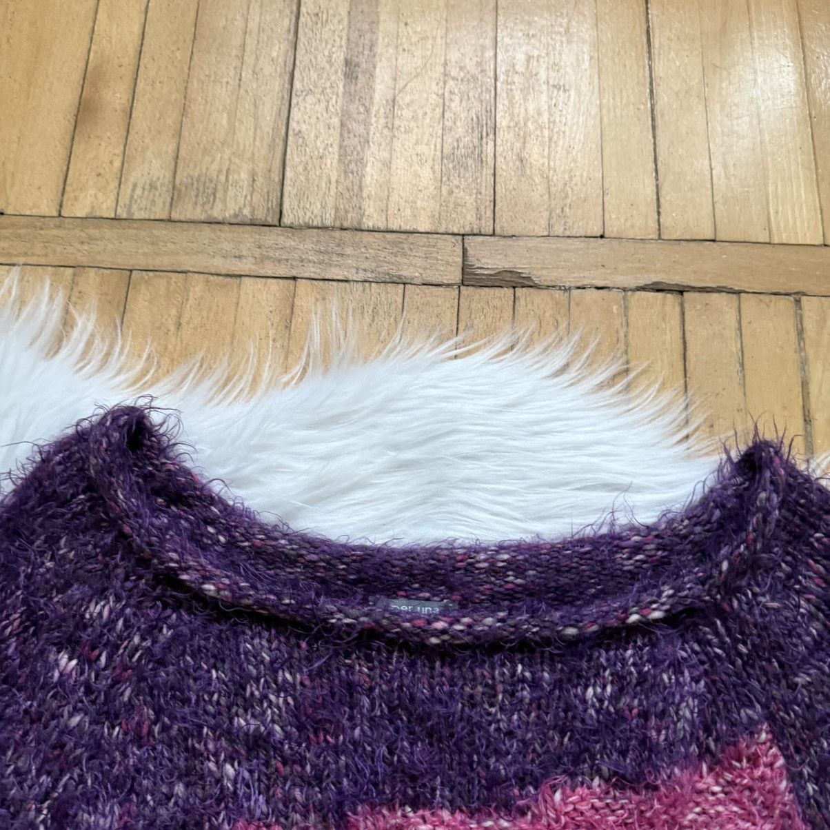 If Six Was Nine 📌 Vintage Y2K Per Una Mohair Cropped Sweater Cutie Style Size M / US 6-8 / IT 42-44 - 3 Thumbnail