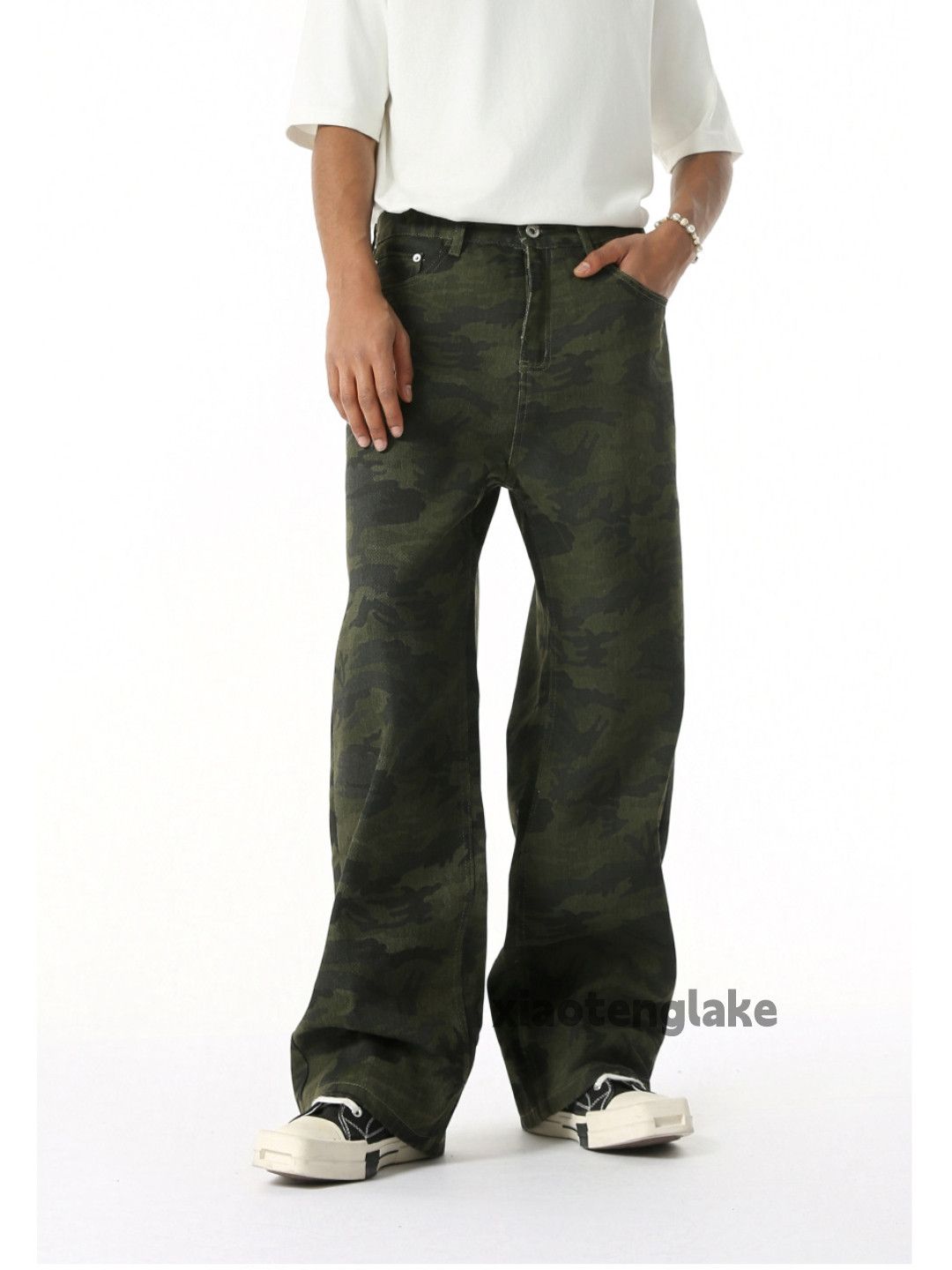 Designer × Japanese Brand × Vintage Utility military loose baggy skate hiphop work cargo pants Size US 31 - 3 Thumbnail