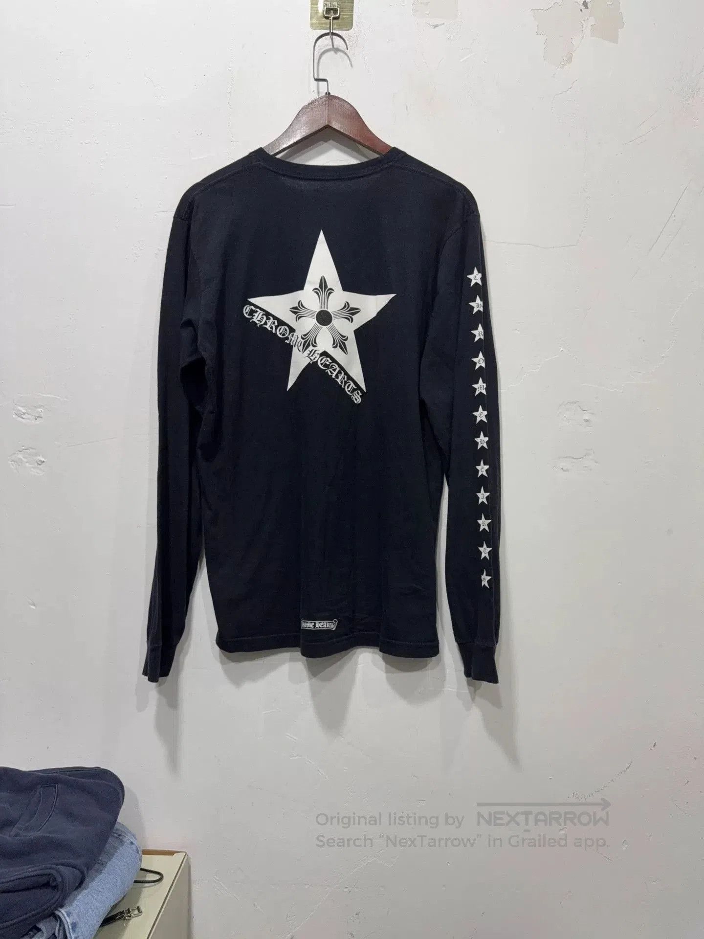 Chrome Hearts Chrome Hearts Black Star Print Long Sleeve Tee. Size US L / EU 52-54 / 3 - 2 Thumbnail