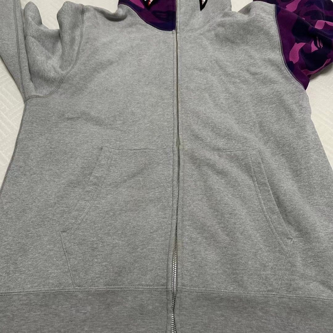 Bape COLOR CAMO SHARK FULL ZIP HOODIE Size US L / EU 52-54 / 3 - 8 Thumbnail