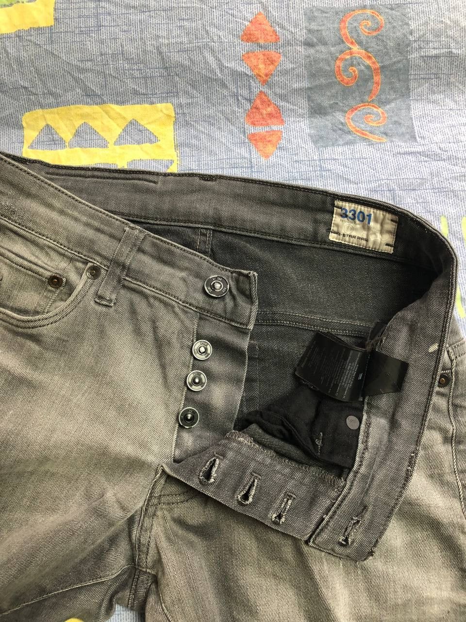 G-Star Vintage G Star Raw Denim Jeans Y2K Size US 30 / EU 46 - 13 Thumbnail