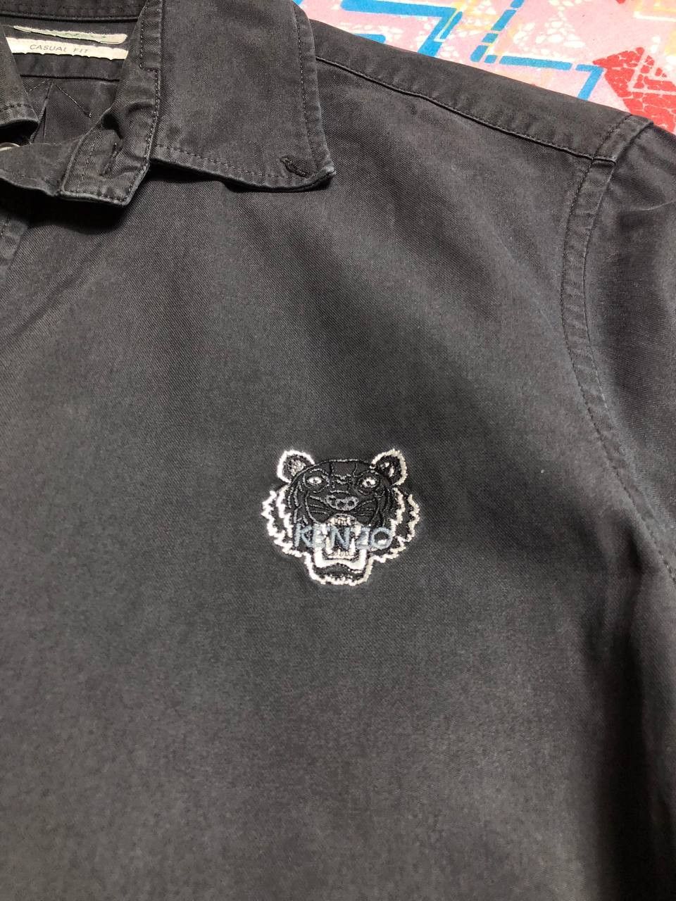 Kenzo × Vintage Kenzo Boke Flower Logo Men's Shirt Size US XS / EU 42 / 0 - 8 Thumbnail