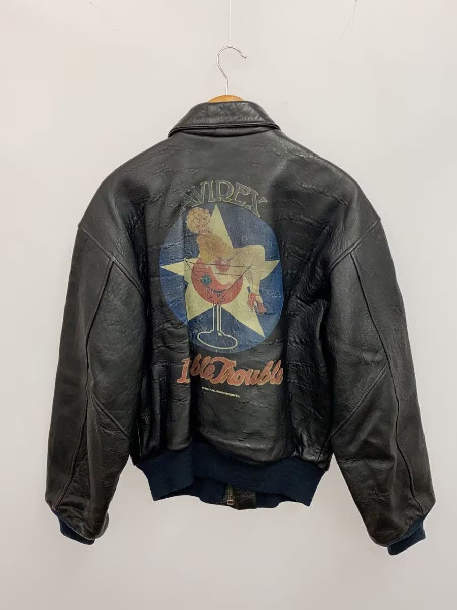 Avirex Avirex Leather Flight Jacket Black Size US XS / EU 42 / 0 - 2 Thumbnail