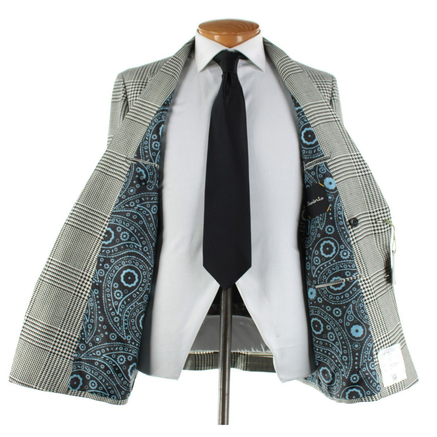 SARTORIO Sartorio Sport Coat Size 40 Regular US in Black Size 40R - 6 Thumbnail