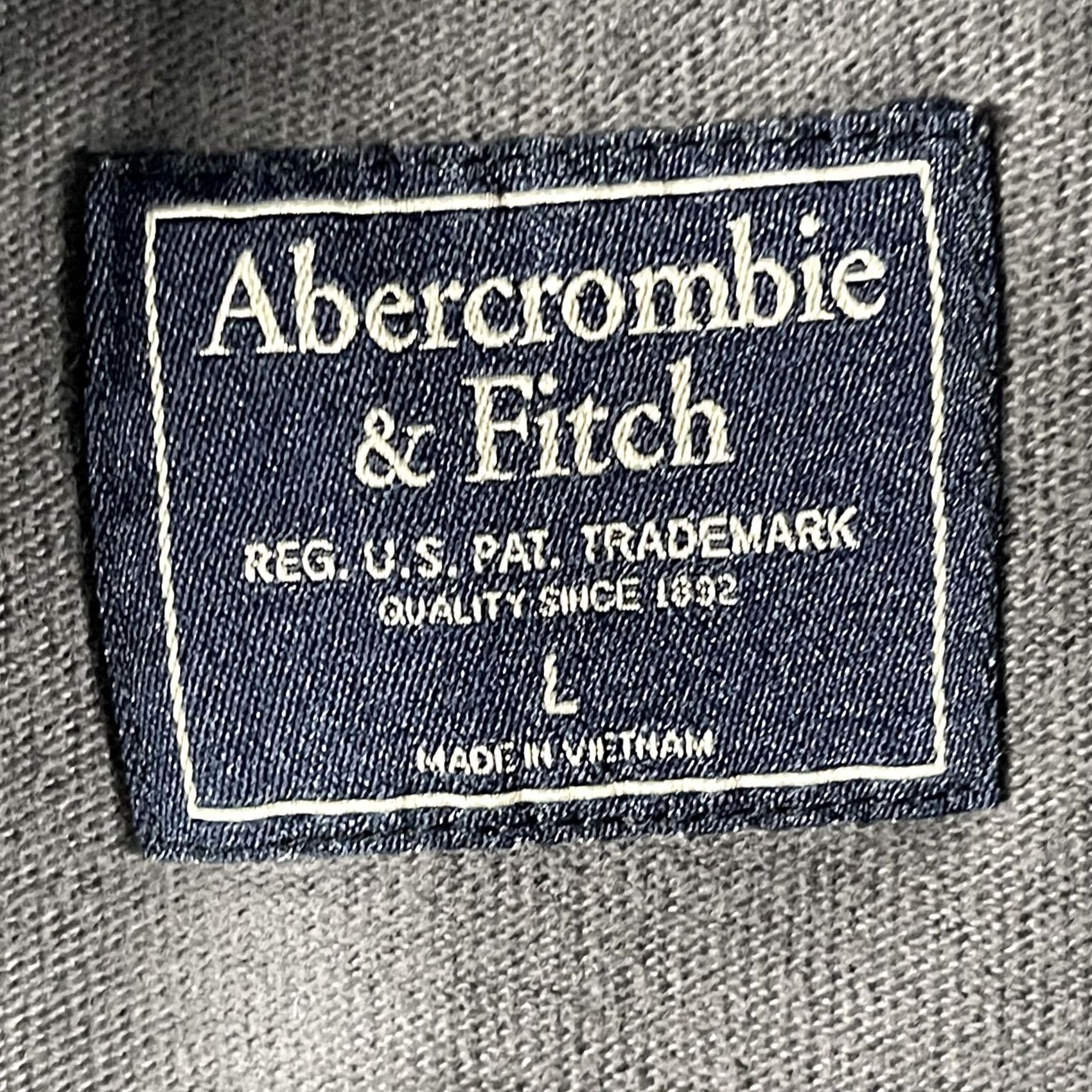 Abercrombie & Fitch Abercrombie & Fitch Hoodie Mens L Gray Paint Splatter Pullover Shirt Kangaroo Pocket 90s Skater Mens Size US L / EU 52-54 / 3 - 7 Thumbnail
