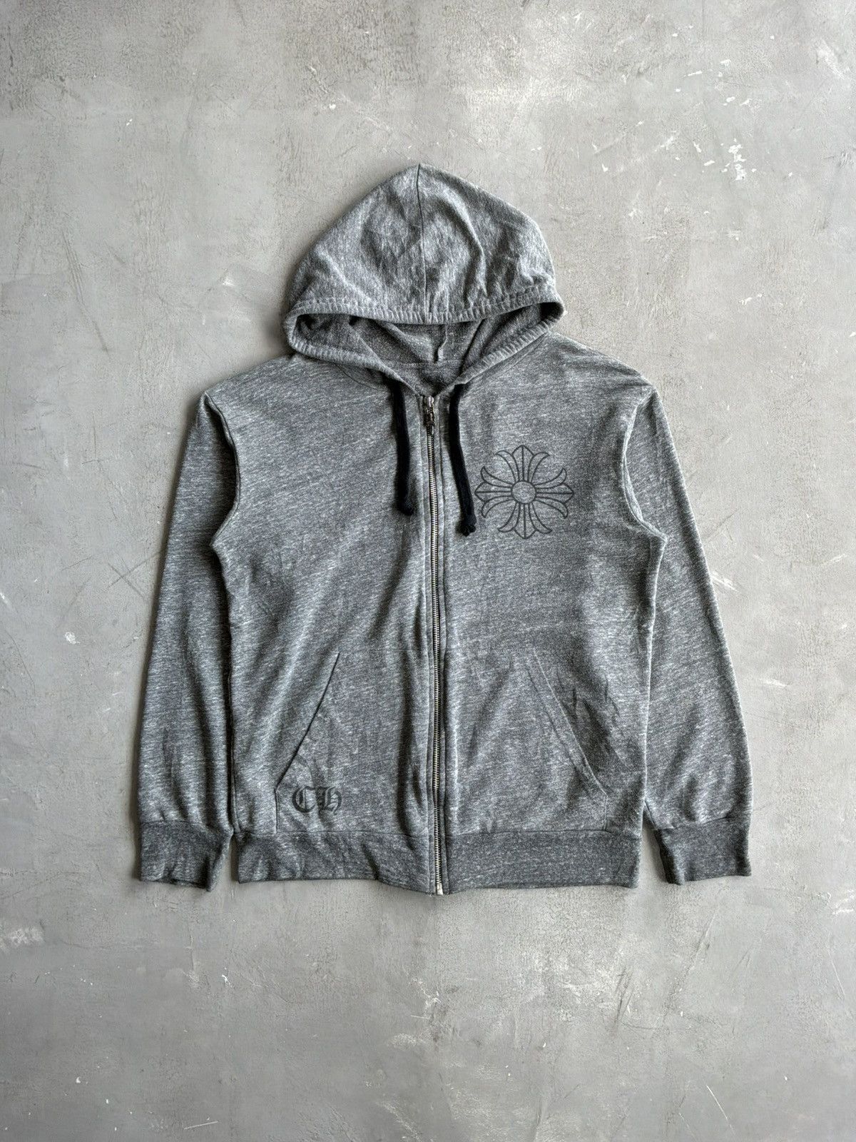 Chrome Hearts 2000s Chrome Hearts - Hollywood Script Zip Hoodie Size US M / EU 48-50 / 2 - 2 Thumbnail