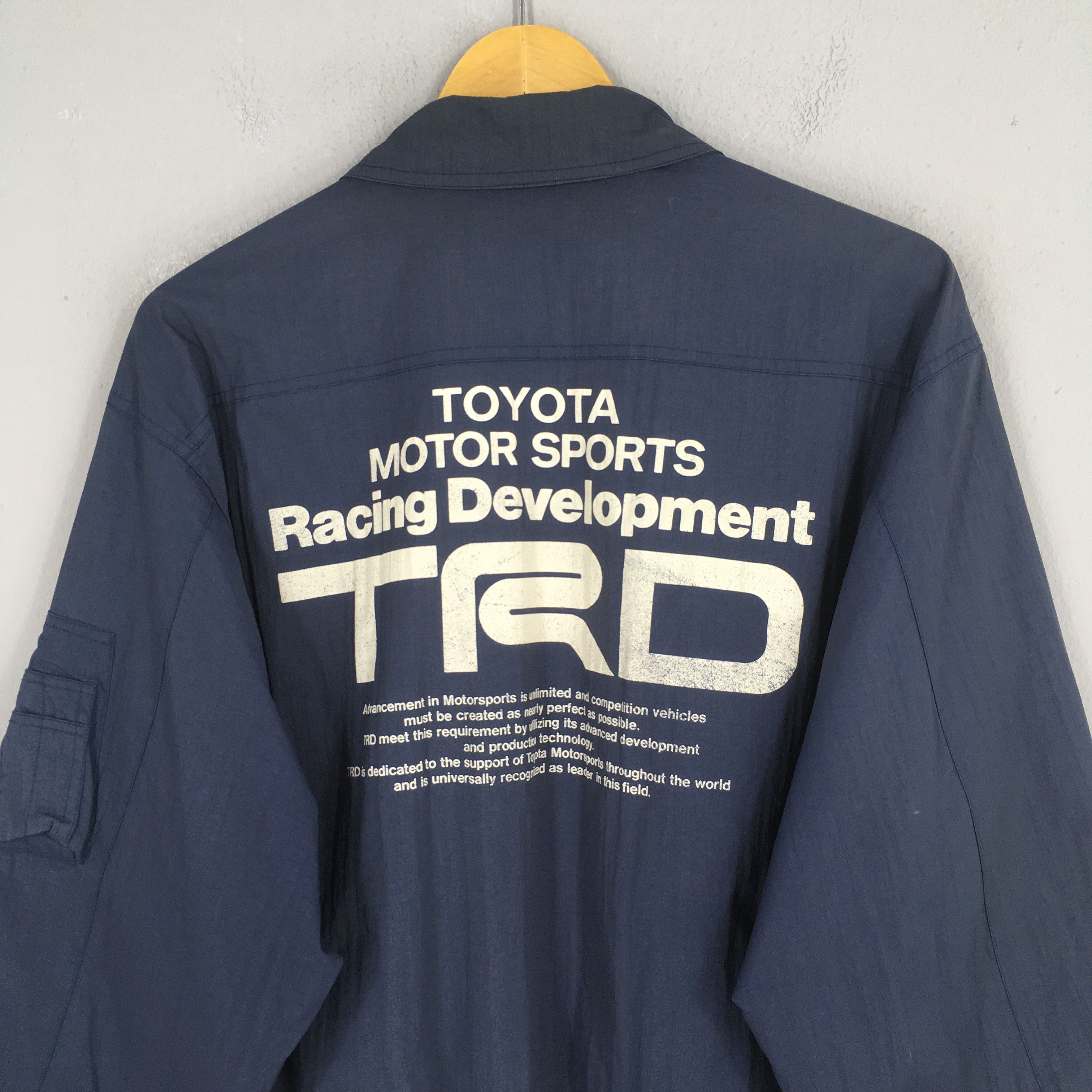 Japanese Brand Vintage Toyota TRD Motorsport Racing Car Jacket M Size US M / EU 48-50 / 2 - 9 Thumbnail