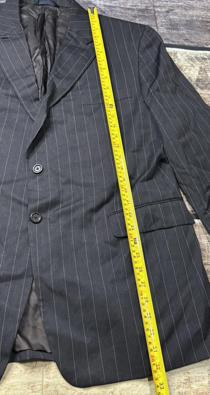 Other Burberry London Blazer Jacket Mens 46 Pinstripe Wool USA Size 46R - 12 Thumbnail