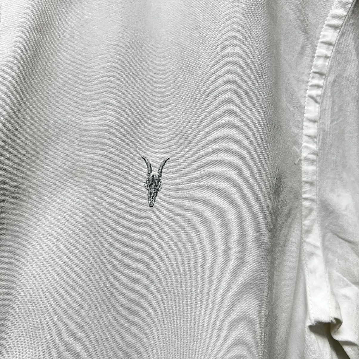 Allsaints Allsaints Shirt White Long Sleeve size XL Size US XL / EU 56 / 4 - 5 Thumbnail
