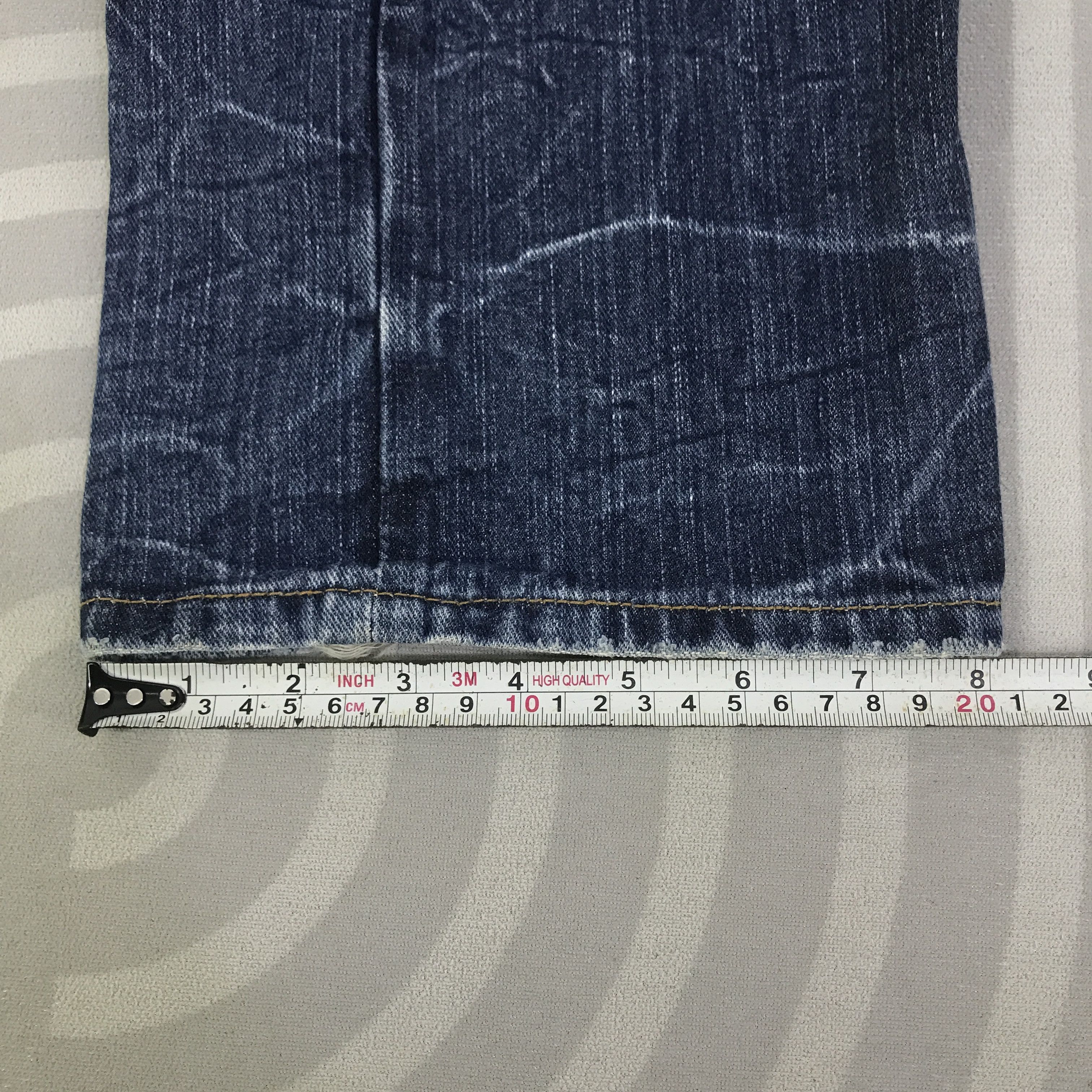 Japanese Brand Vintage japan design Jeans denim pants K130B16 Size US 33 - 11 Thumbnail