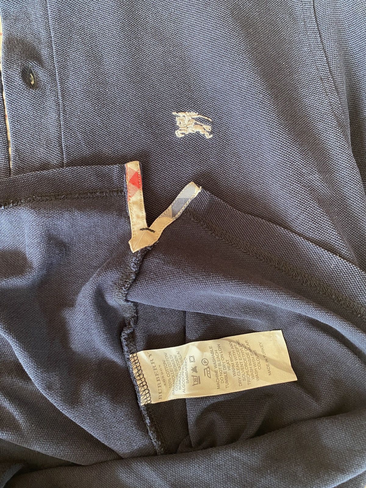 Burberry Burberry Polo Shirt x Vintage Size US L / EU 52-54 / 3 - 11 Thumbnail