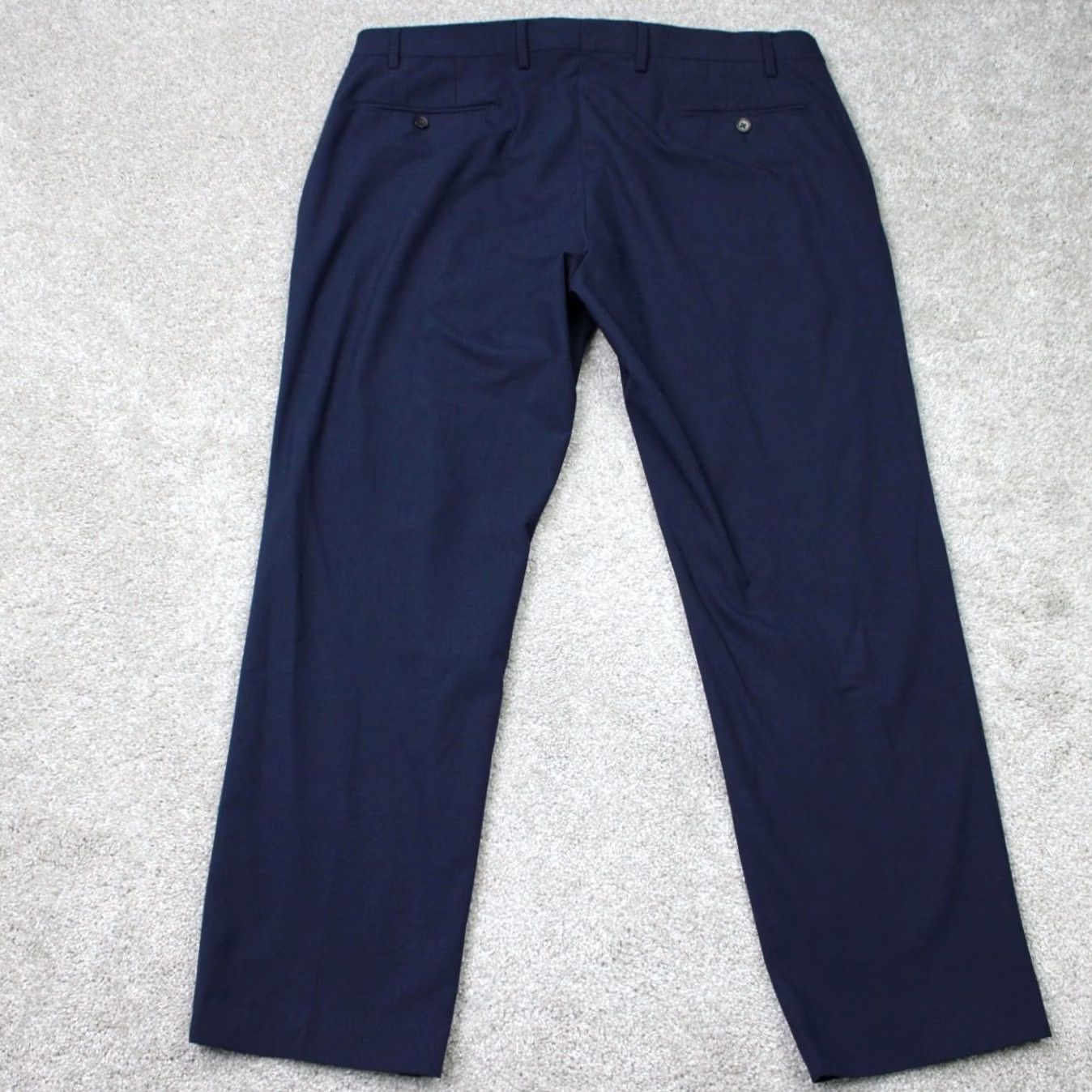 Ralph Lauren LAUREN Ralph Lauren Pants Mens 40x30 Blue Flat Front Polyester/Viscose Stretch Dress Pants Regular Mens Blue 90s Preppy Style Size US 40 / EU 56 - 6 Thumbnail