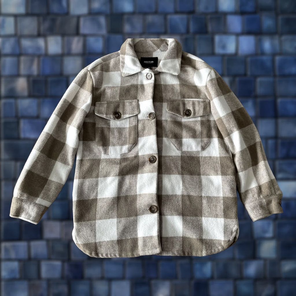 Vintage VINTAGE Ookie & LaLa Buffalo Check Plaid Shacket Womens XS Thick Shirt Jacket Outdoors Size XS / US 0-2 / IT 36-38 - 1 Thumbnail