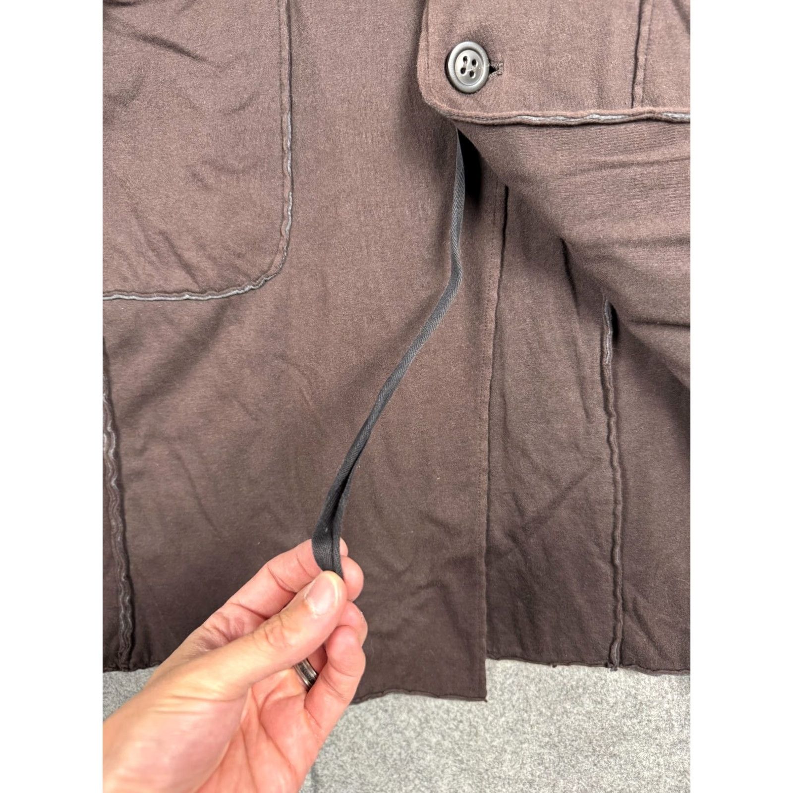 Vintage VINTAGE Peachoo Krejberg Coat Jacket Women's 4 Brown Button Up Pockets Chore Cotton Soft Jacket Size S / US 4 / IT 40 - 5 Thumbnail