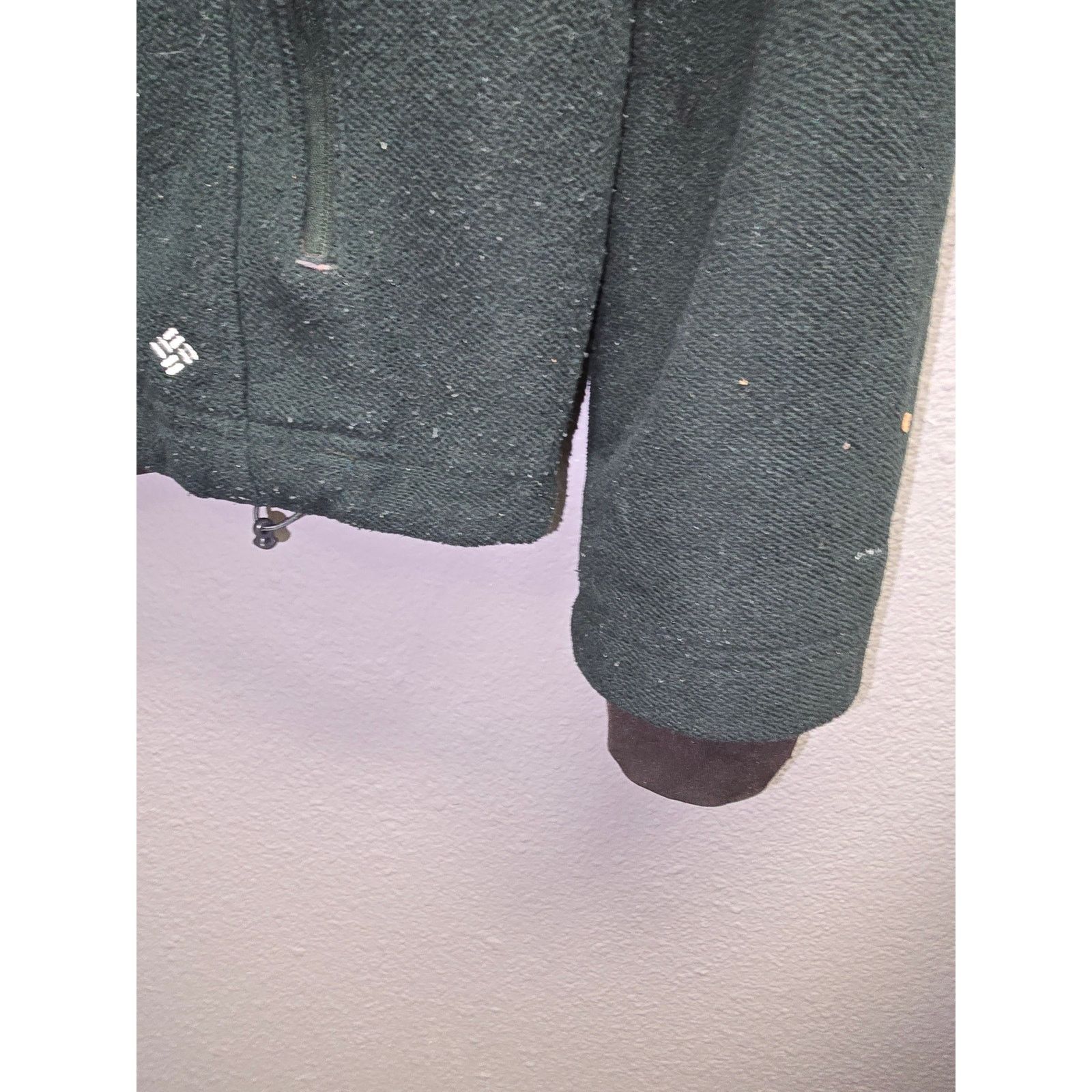 Columbia Fleece Jacket Black Omni Heat Thermal Reflective Full Zip XL Size US XL / EU 56 / 4 - 2 Thumbnail