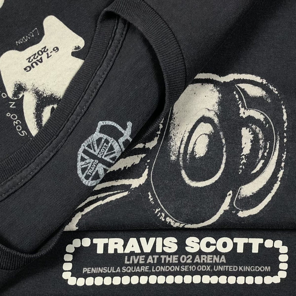 Travis Scott Travis Scott O2 Live Arena London A Sight To See Tee Size US XL / EU 56 / 4 - 2 Thumbnail