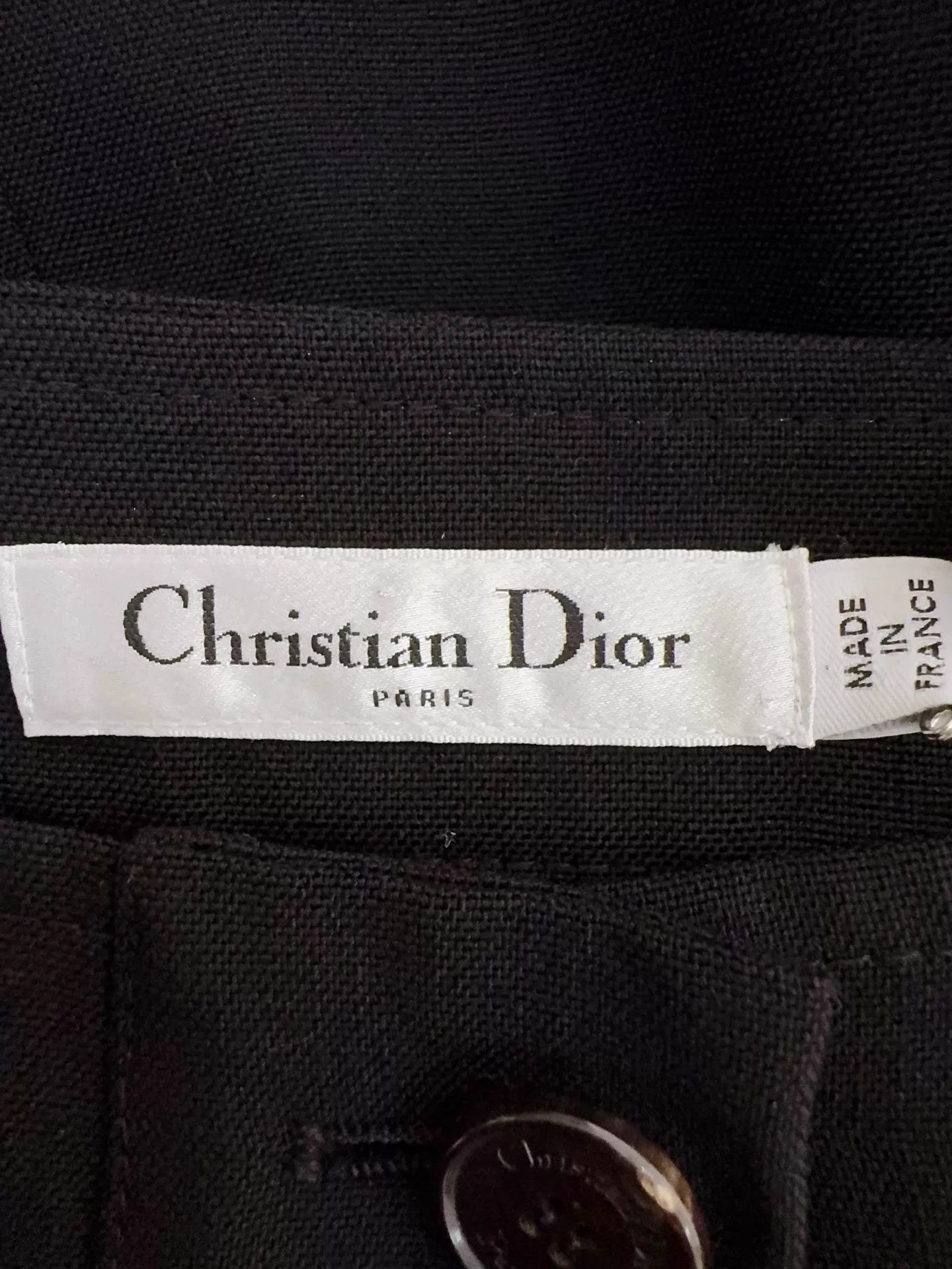 Dior Dior Women's Black Dress F38 Size S / US 4 / IT 40 - 3 Thumbnail