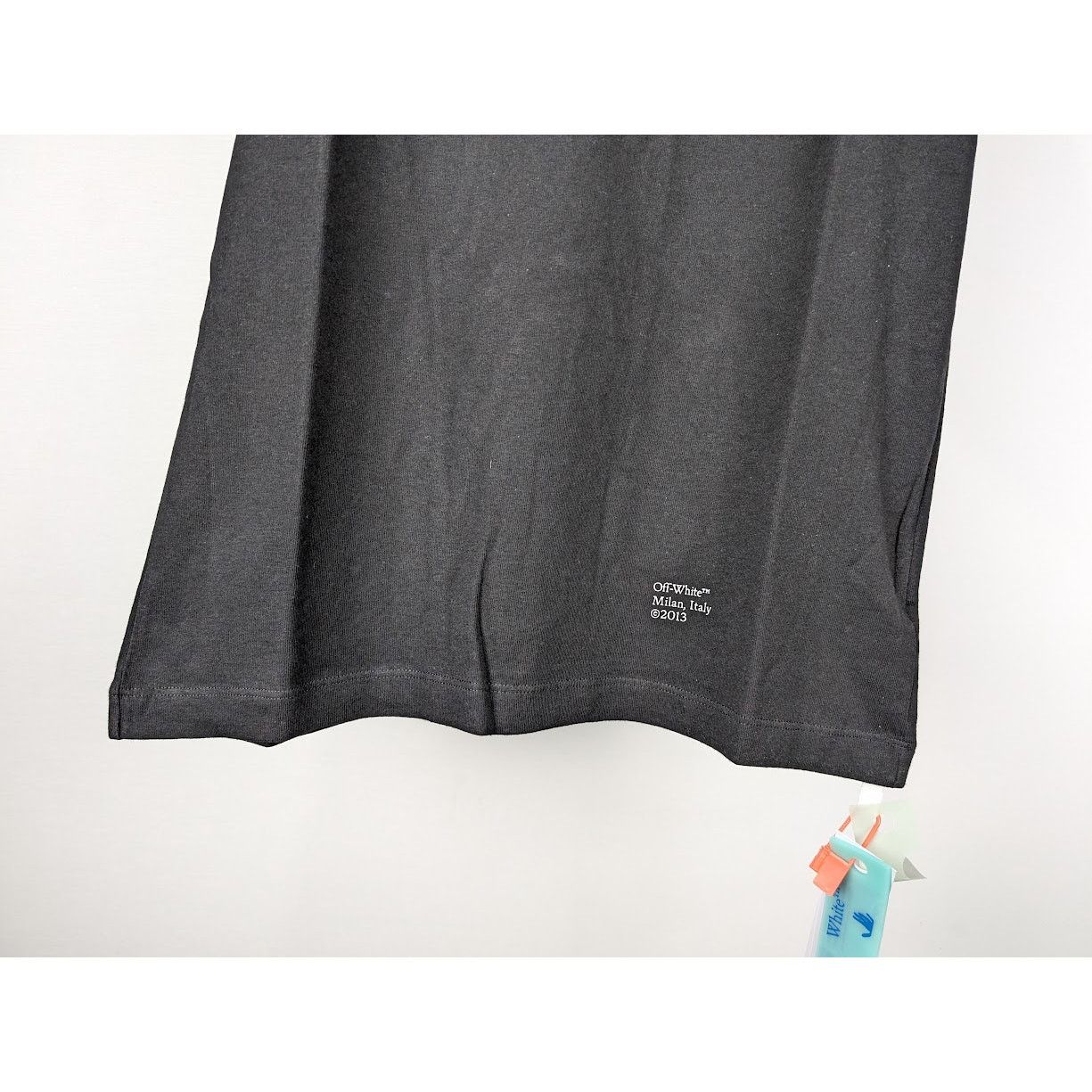 Off-White o1rshd1 Q:2 / Carav Arrow S/S Slim Tee in Black/White Size US XS / EU 42 / 0 - 9 Thumbnail