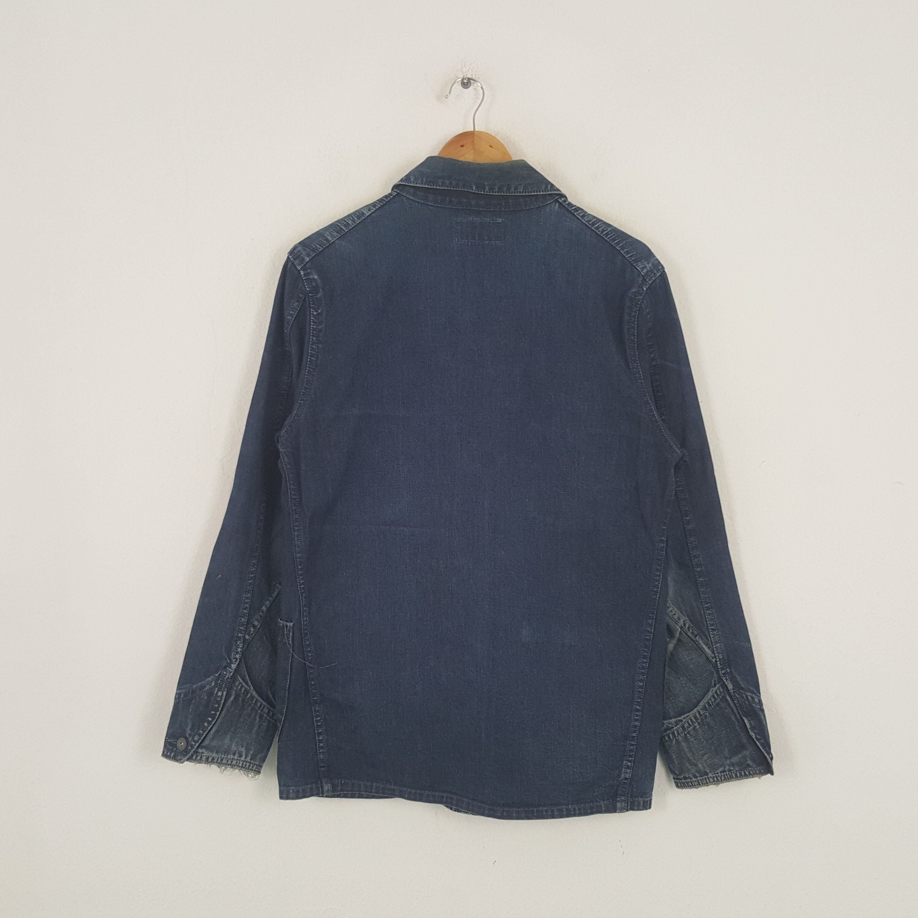 Ralph Lauren Vintage RRL by Ralph Lauren American Denim Jacket Size US XXL / EU 58 / 5 - 3 Thumbnail