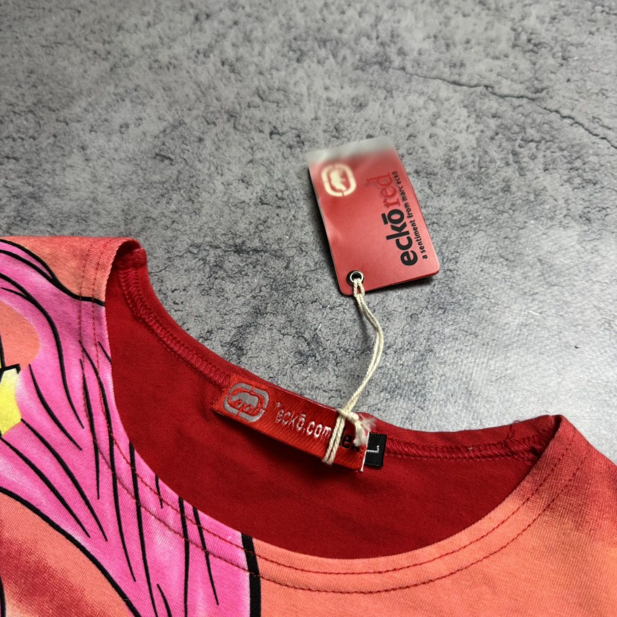 Ecko Unltd. Vintage Ecko Red Graphic Rare T-Shirt Size L / US 10 / IT 46 - 7 Thumbnail