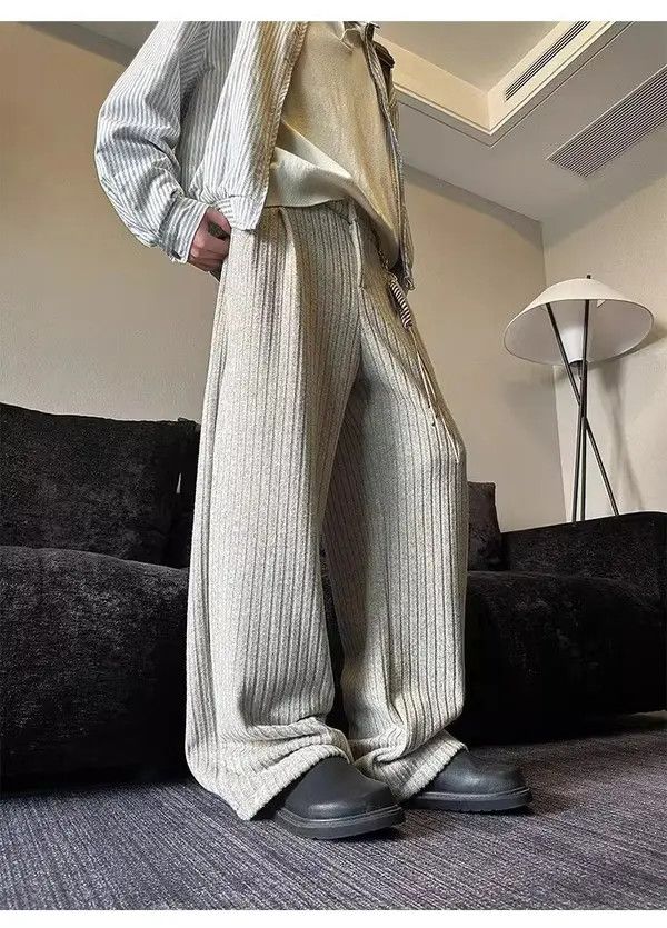 Japanese Brand Momoko x Kouno Corduroy Stripe Loose Wide Leg Flare Pants Size US 30 / EU 46 - 1 Thumbnail